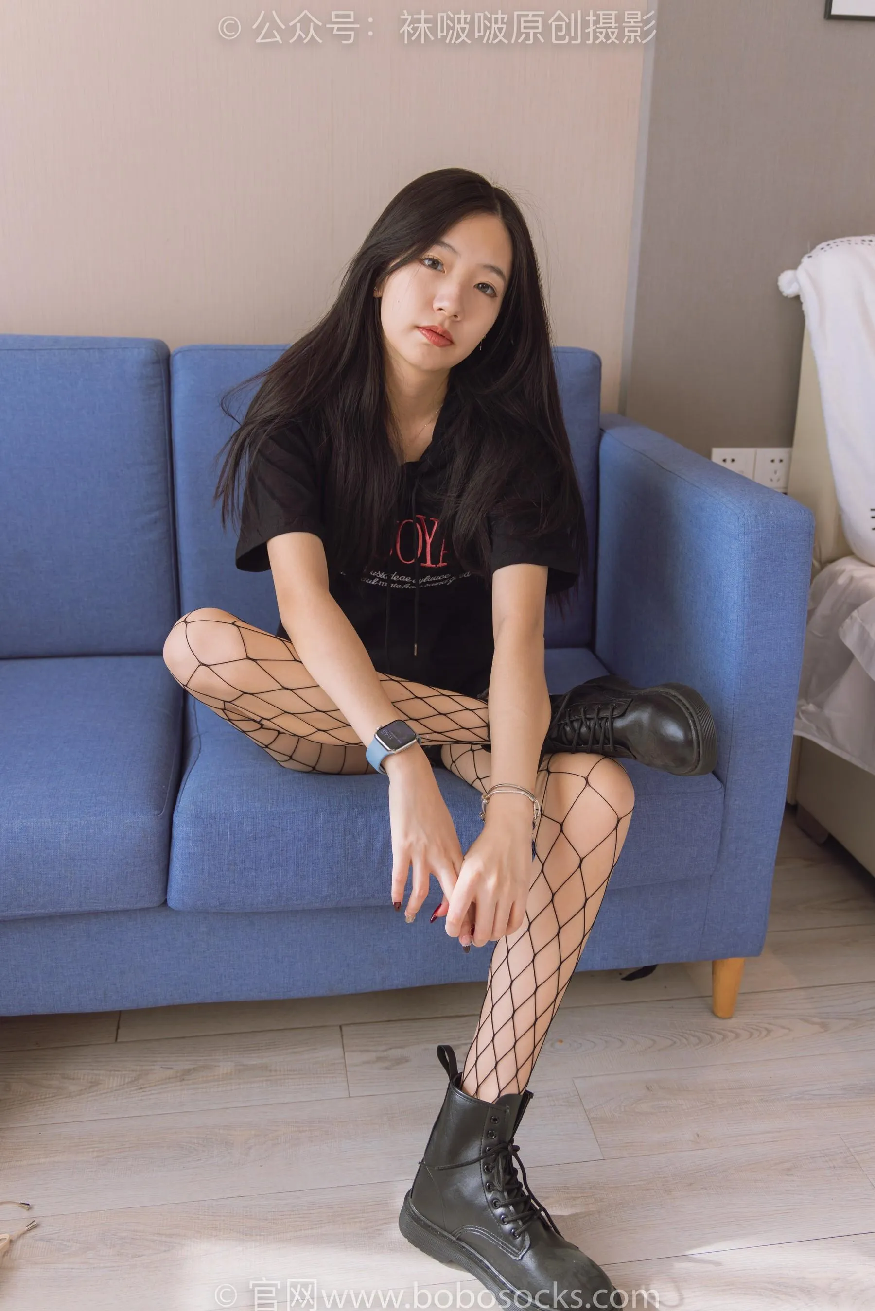 [BoBoSocks袜啵啵]NO.203 三双靴子、黑丝、网袜[23] [54P]插图2